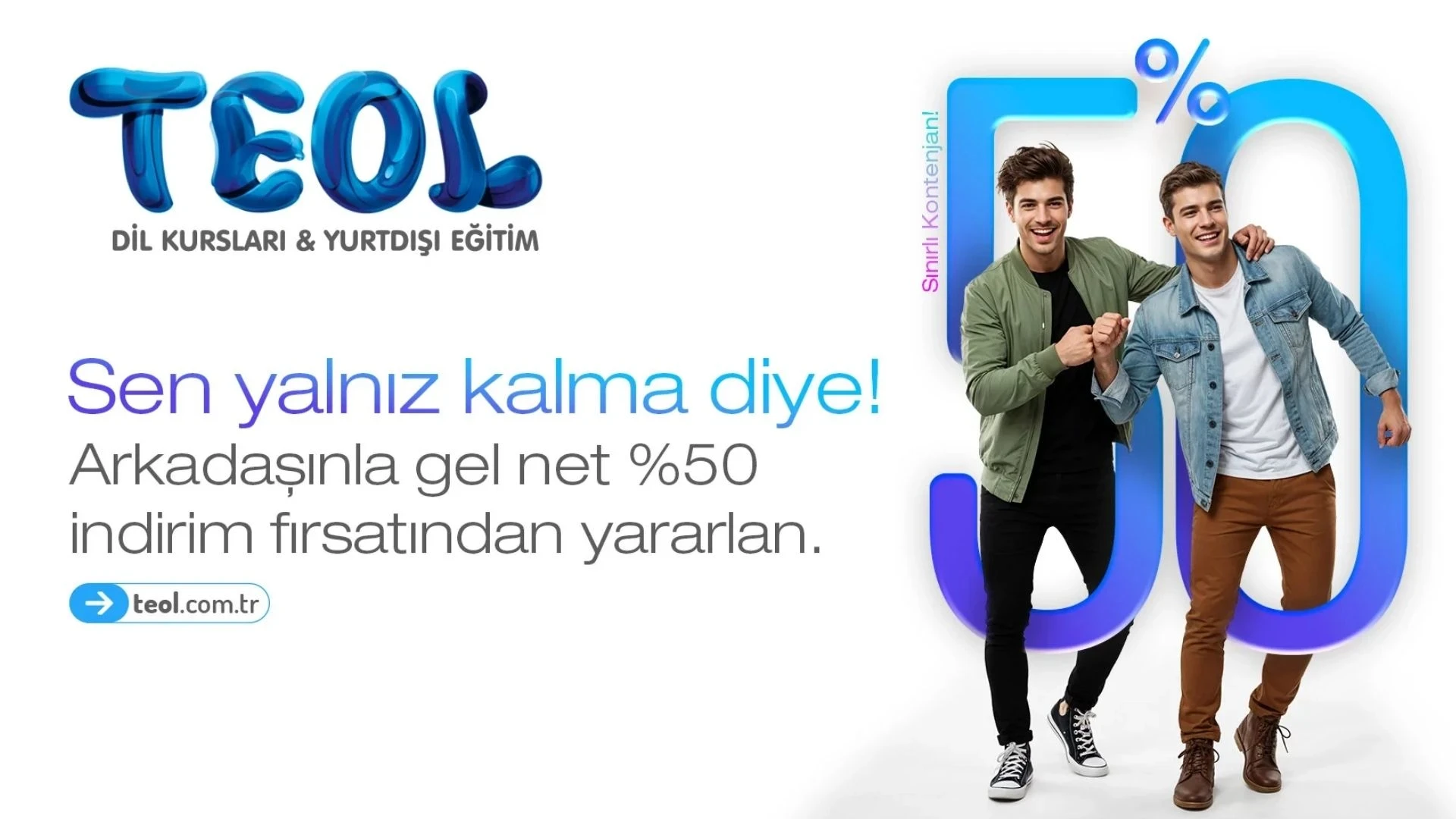 TEOL’de Arkadaşını Getir, %50 İndirim Fırsatı